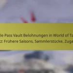 Battle Pass Vault Belohnungen in World of Tanks Blitz: Frühere Saisons, Sammlerstücke, Zugang